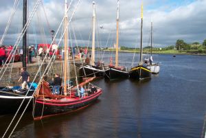 Galway Hooker boats at Cruinniú na mBad festival
