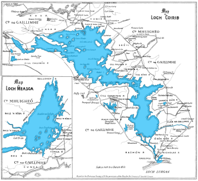 Map of Lough Corrib
