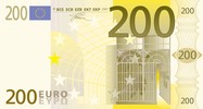 Front of 200 Euro Note