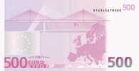 Back of 500 Euro Note
